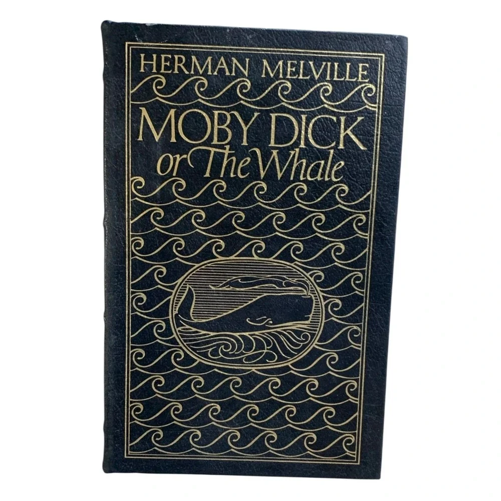 Moby Dick or The Whale Herman Melville Black & Gold‎ Hardcover Book